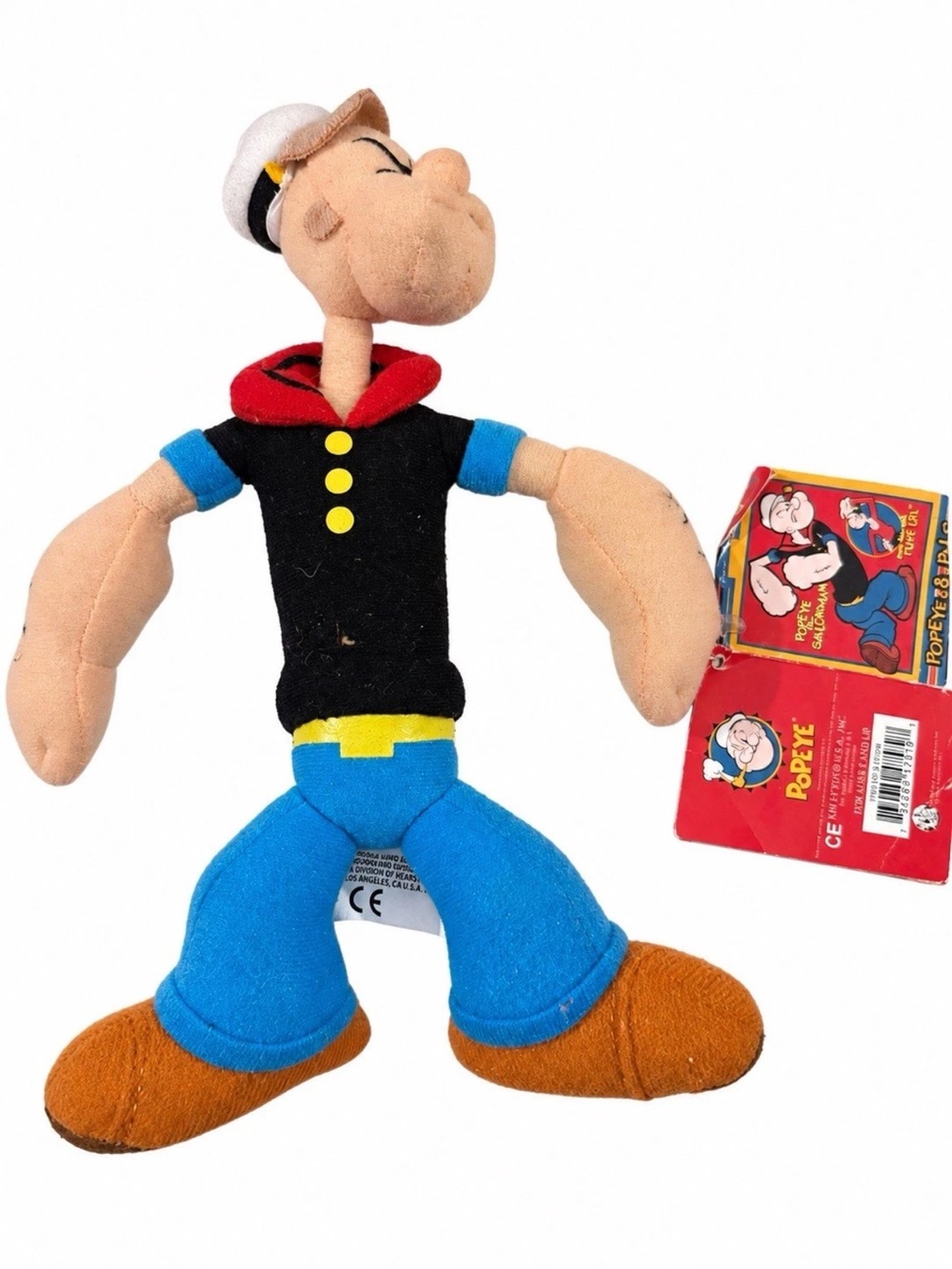 Vintage NWT 2003 Kellytoy Popeye the Sailor Man Plush Doll